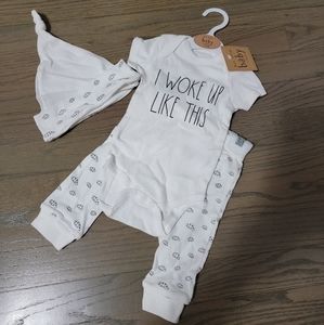 "I Woke Up Like This" Rae Dunn Onesie